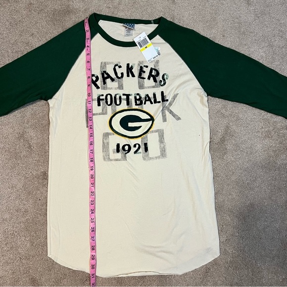 Junk Food Green Bay Packers Oversized Top NWT - Picture 4 of 8